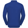 Bleu roi vif - Back - Russell Europe - Sweatshirt avec col et boutons - Homme
