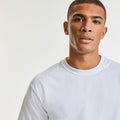 Blanc - Side - Russell Europe - T-shirt épais à manches courtes 100% coton - Homme