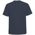 Bleu marine - Back - Russell Europe - T-shirt épais à manches courtes 100% coton - Homme