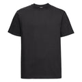 Noir - Front - Russell Europe - T-shirt épais à manches courtes 100% coton - Homme