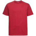 Rouge classique - Front - Russell Europe - T-shirt épais à manches courtes 100% coton - Homme