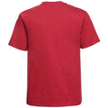 Rouge classique - Back - Russell Europe - T-shirt épais à manches courtes 100% coton - Homme