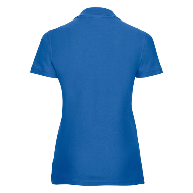 Bleu azur - Back - Russell - Polo 100% coton à manches courtes - Femme