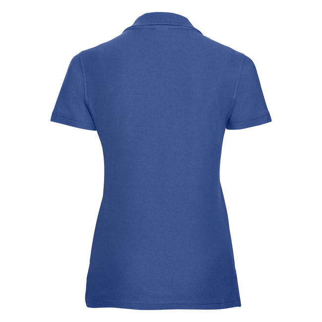 Bleu roi vif - Back - Russell - Polo 100% coton à manches courtes - Femme