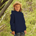 Bleu marine profond - Side - Fruit Of The Loom - Sweatshirt à capuche - Enfant unisexe