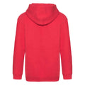 Rouge - Side - Fruit Of The Loom - Sweatshirt à capuche - Enfant unisexe
