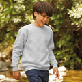 Blanc - Back - Fruit Of The Loom - Sweatshirt classique - Enfant unisexe