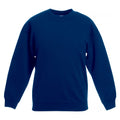 Bleu marine - Front - Fruit Of The Loom - Sweatshirt classique - Enfant unisexe