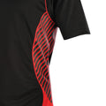Noir-Rouge - Side - KooGa - T-shirt de rugby - Garçon