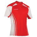 Rouge-Blanc - Back - KooGa - T-shirt de rugby - Garçon