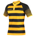 Noir-Or - Front - KooGa - T-shirt de rugby - Garçon