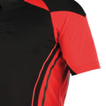 Noir-Rouge - Side - KooGa - T-shirt de rugby - Homme