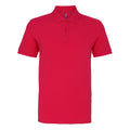 Rose - Front - Asquith & Fox - Polo manches courtes - Homme