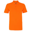 Orange - Front - Asquith & Fox - Polo manches courtes - Homme