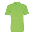 Vert néon - Front - Asquith & Fox - Polo manches courtes - Homme