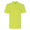Jaune néon - Front - Asquith & Fox - Polo manches courtes - Homme