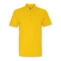 Jaune vif - Front - Asquith & Fox - Polo manches courtes - Homme