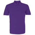 Violet - Front - Asquith & Fox - Polo manches courtes - Homme