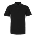Noir - Front - Asquith & Fox - Polo manches courtes - Homme