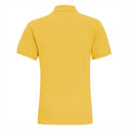 Jaune - Back - Asquith & Fox - Polo manches courtes - Homme