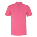 Rose clair - Front - Asquith & Fox - Polo manches courtes - Homme