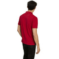 Rouge foncé - Side - Asquith & Fox - Polo manches courtes - Homme