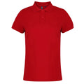 Rouge - Front - Asquith & Fox - Polo uni - Femme