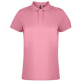 Rose clair - Front - Asquith & Fox - Polo uni - Femme