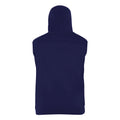 Bleu marine Oxford - Back - AWDis Just Hoods - Veste sans manches à capuche et fermeture zippée - Homme