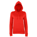 Rouge feu - Front - AWDis Just Hoods - Sweatshirt à capuche - Femme
