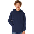 Bleu marine - Back - B&C - Sweatshirt à capuche - Enfant unisexe