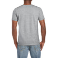 Gris - Side - Gildan - T-shirt manches courtes - Homme