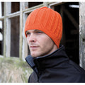 Orange brûlé - Back - Result - Bonnet tricoté de marin - Adulte unisexe
