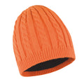 Orange brûlé - Front - Result - Bonnet tricoté de marin - Adulte unisexe