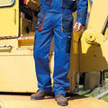Bleu roi-Bleu marine-Orange - Back - Result Work-Guard - Pantalon de travail - Homme