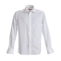 Blanc - Front - J Harvest & Frost Green Bow Collection - Chemise habillée coupe régulière à manche longues - Homme