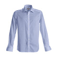 Bleu ciel - Front - J Harvest & Frost Green Bow Collection - Chemise habillée coupe cintrée à manche longues - Homme