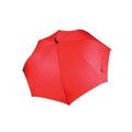 Rouge - Front - Kimood - Grand parapluie uni - Adulte unisexe