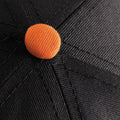 Noir-Orange - Pack Shot - Beechfield - Casquette 100% coton - Adulte unisexe