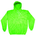 Vert citron - Front - Colortone Tonal Spider - Sweatshirt à capuche - Homme
