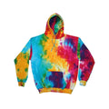 Arc-en-ciel multicolore - Front - Colortone Rainbow - Sweatshirt à capuche - Homme