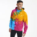 Arc-en-ciel multicolore - Side - Colortone Rainbow - Sweatshirt à capuche - Homme