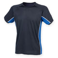 Bleu marine-Bleu roi-Blanc - Front - Finden & Hales - T-shirt de sport - Enfant