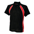 Noir-Rouge-Blanc - Front - Finden & Hales - Polo sport à manches courtes - Homme
