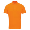 Orange néon - Front - Premier - Polo à manches courtes - Hommes