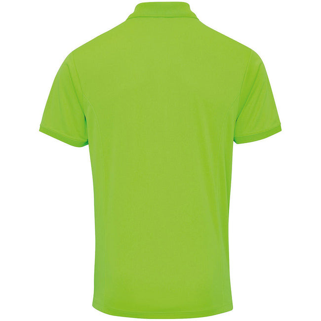 Vert néon - Back - Premier - Polo à manches courtes - Hommes