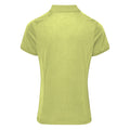 Vert citron - Back - Premier Coolchecker - Polo à manches courtes - Femme