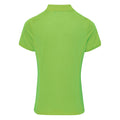 Vert néon - Back - Premier Coolchecker - Polo à manches courtes - Femme