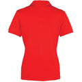 Rouge fraise - Back - Premier Coolchecker - Polo à manches courtes - Femme