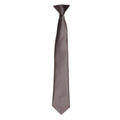 Gris foncé - Front - Premier - Cravate à clipser